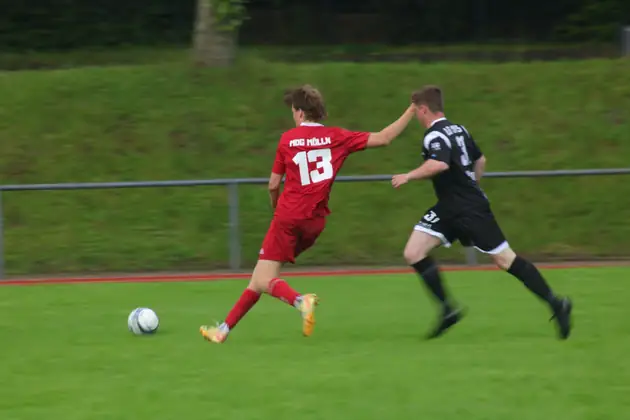 Laufduell zwischen beiden Mannschaften
