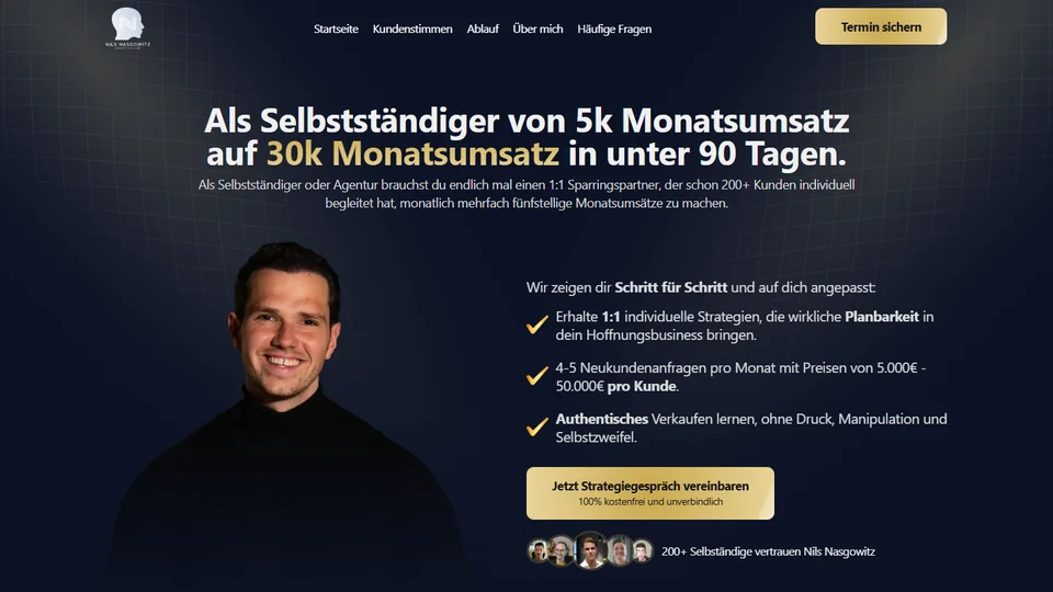 Website von Nils Nasgowitz